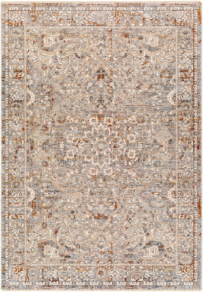 Surya Arya Rya-2301 Medium Gray, Beige Area Rug