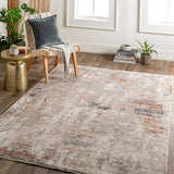 Surya Arya Rya-2304 Light Gray, White Rug.