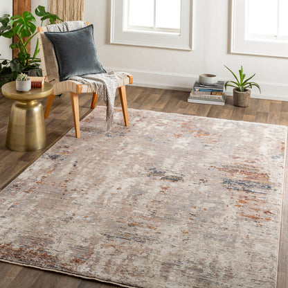 Surya Arya Rya-2304 Light Gray, White Area Rug