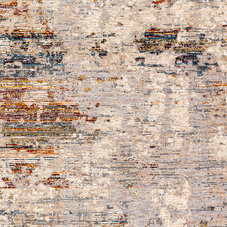 Surya Arya Rya-2304 Light Gray, White Rug.