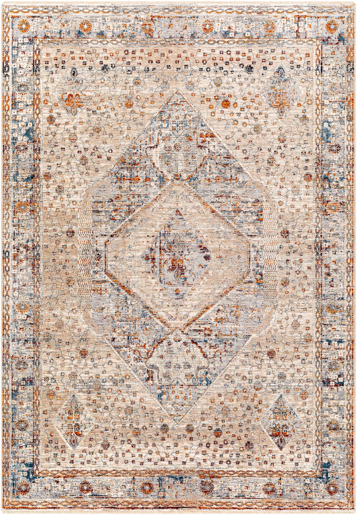 Surya Arya Rya-2305 Medium Gray, Blue Rug.