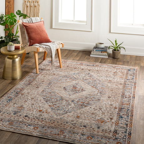 Surya Arya Rya-2305 Medium Gray, Blue Rug.