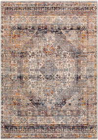 Surya Arya Rya-2306 Medium Gray, Charcoal Area Rug