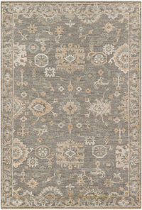 Surya Royal Ryl-2300 Charcoal, Medium Gray, Khaki, Wheat Area Rug