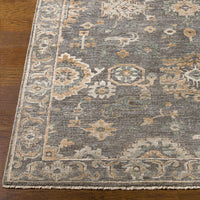 Surya Royal Ryl-2300 Charcoal, Medium Gray, Khaki, Wheat Area Rug