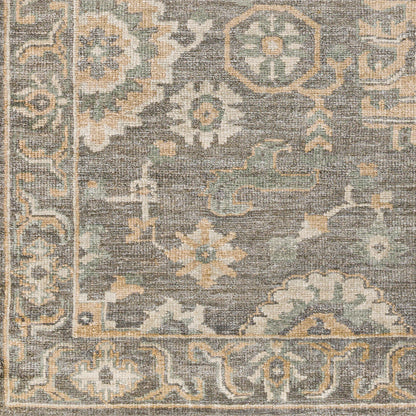 Surya Royal Ryl-2300 Charcoal, Medium Gray, Khaki, Wheat Area Rug