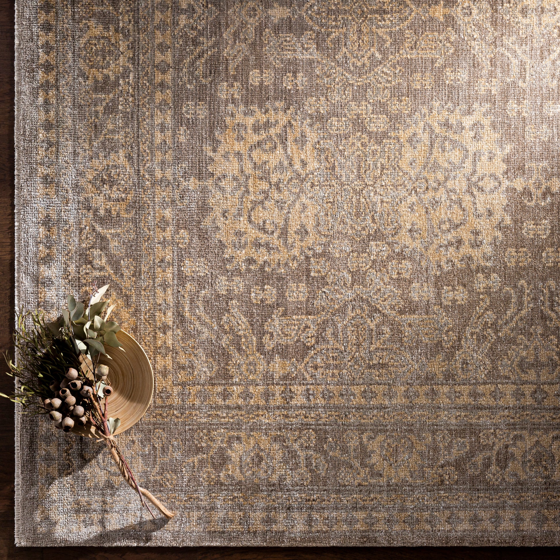 Surya Royal Ryl-2301 Wheat, Butter, Light Gray, Khaki Area Rug