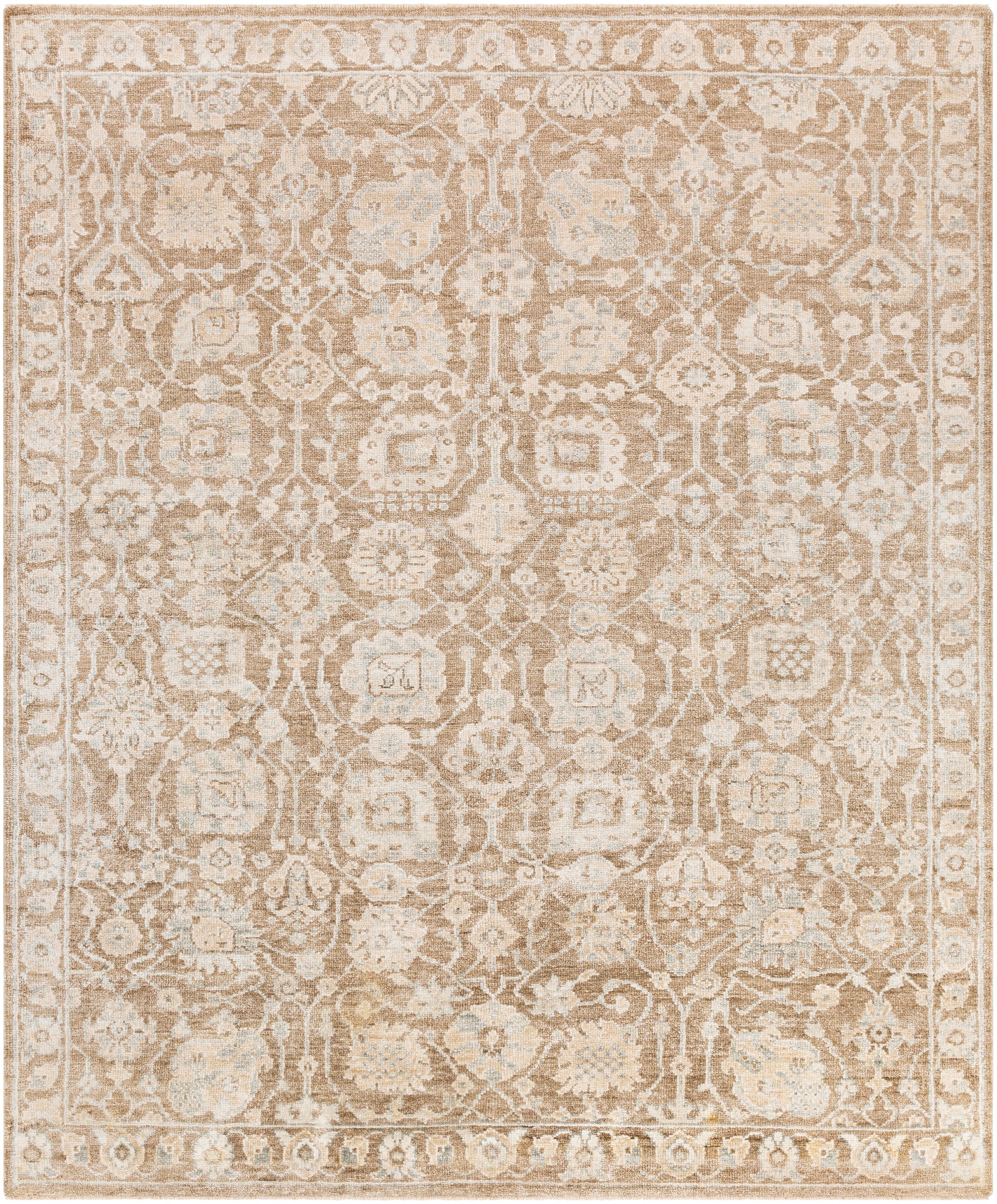 Surya Royal Ryl-2303 Khaki, Beige, Medium Gray, Light Gray Area Rug