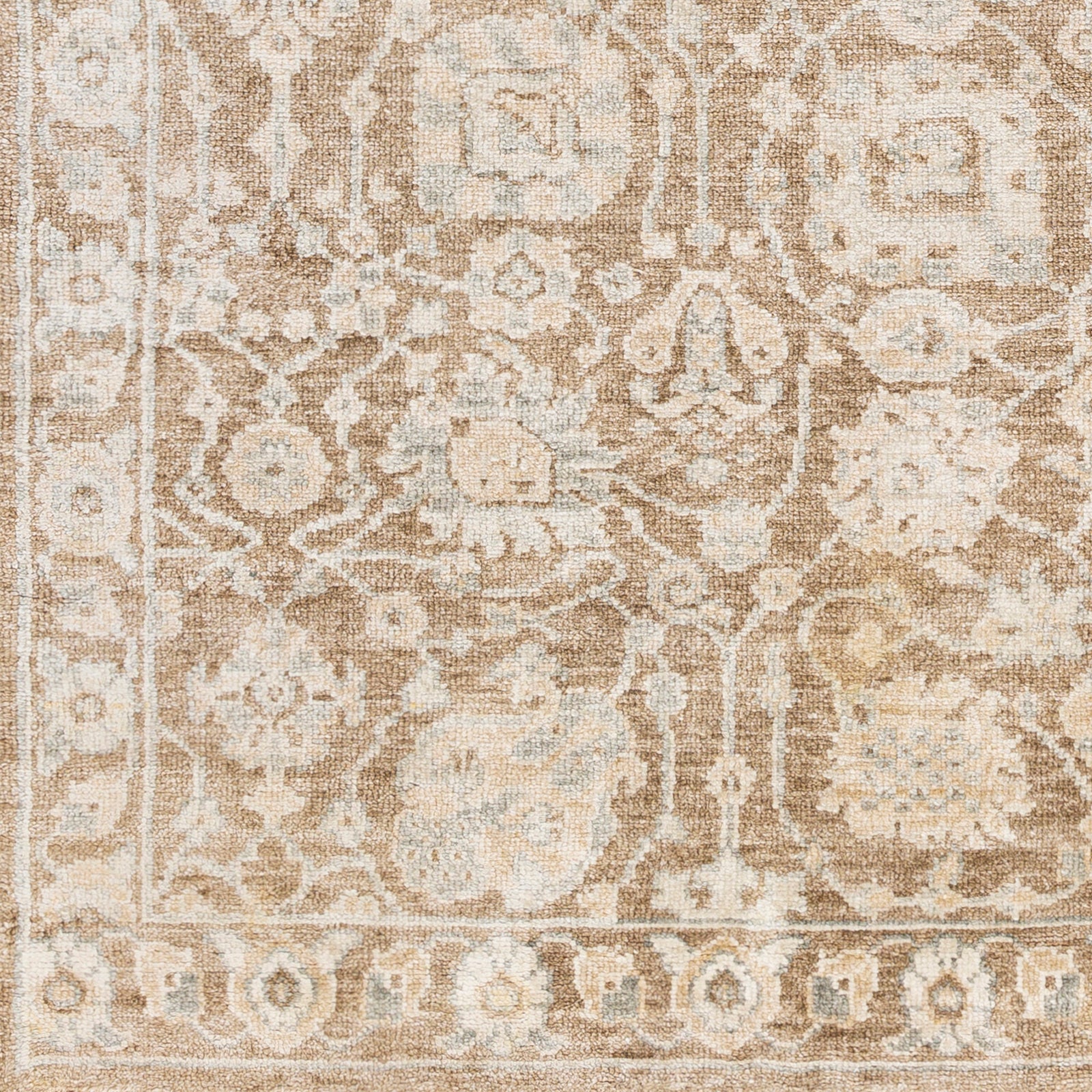 Surya Royal Ryl-2303 Khaki, Beige, Medium Gray, Light Gray Area Rug