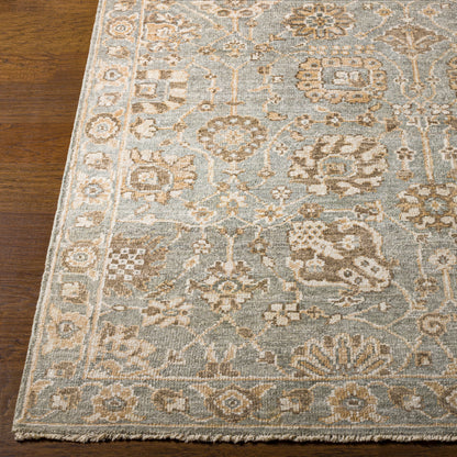 Surya Royal Ryl-2304 Sage, Butter, Khaki, Beige Area Rug