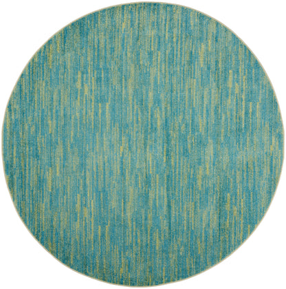 Nourison Nourison Essentials Nre01 Blue Green Area Rug