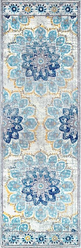 AreaRugs.com Nakra Omth15N Blue Area Rug