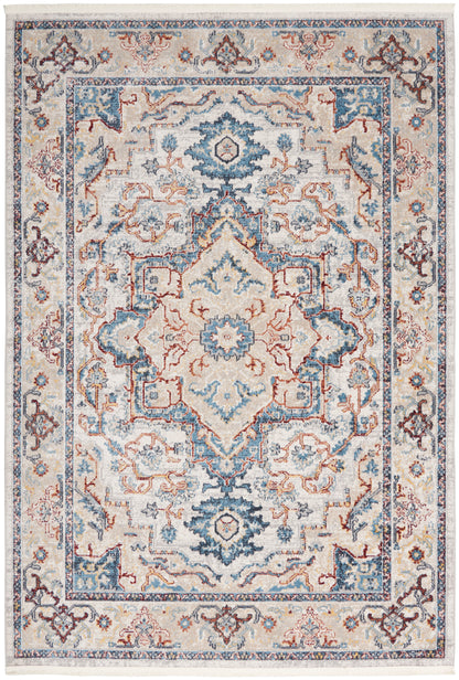 Nourison Carina Cna02 Grey Blue Multicolor Area Rug