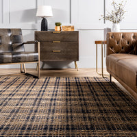 Nuloom Danica Plaid Nda1413A Natural Area Rug