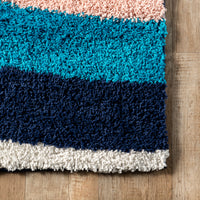 Nuloom Ela Half Rainbow Nel2951A Blue Area Rug