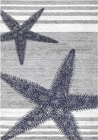 Nuloom Thomas Paul Starfish And Nth1560B Gray Area Rug