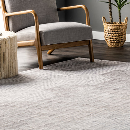 AreaRugs.com Wavaj Nwa1031A Beige Area Rug