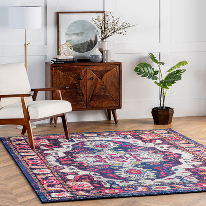 Nuloom Corbett Bohemian Nco2240D Purple Area Rug