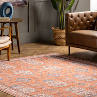 AreaRugs.com Wavaj Nwa1168A Rust Area Rug