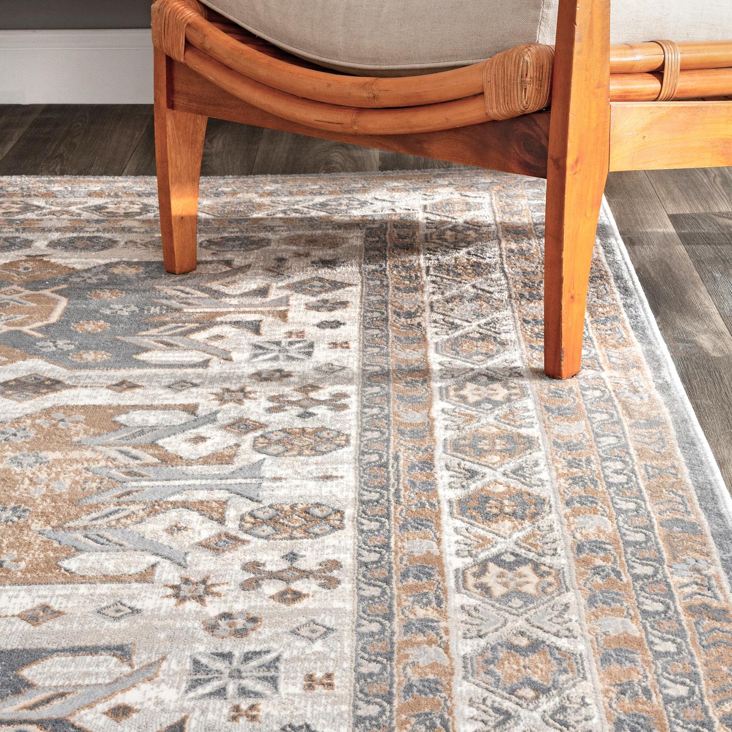 Nuloom Vintage Annaliese Nvi2476A Beige Area Rug