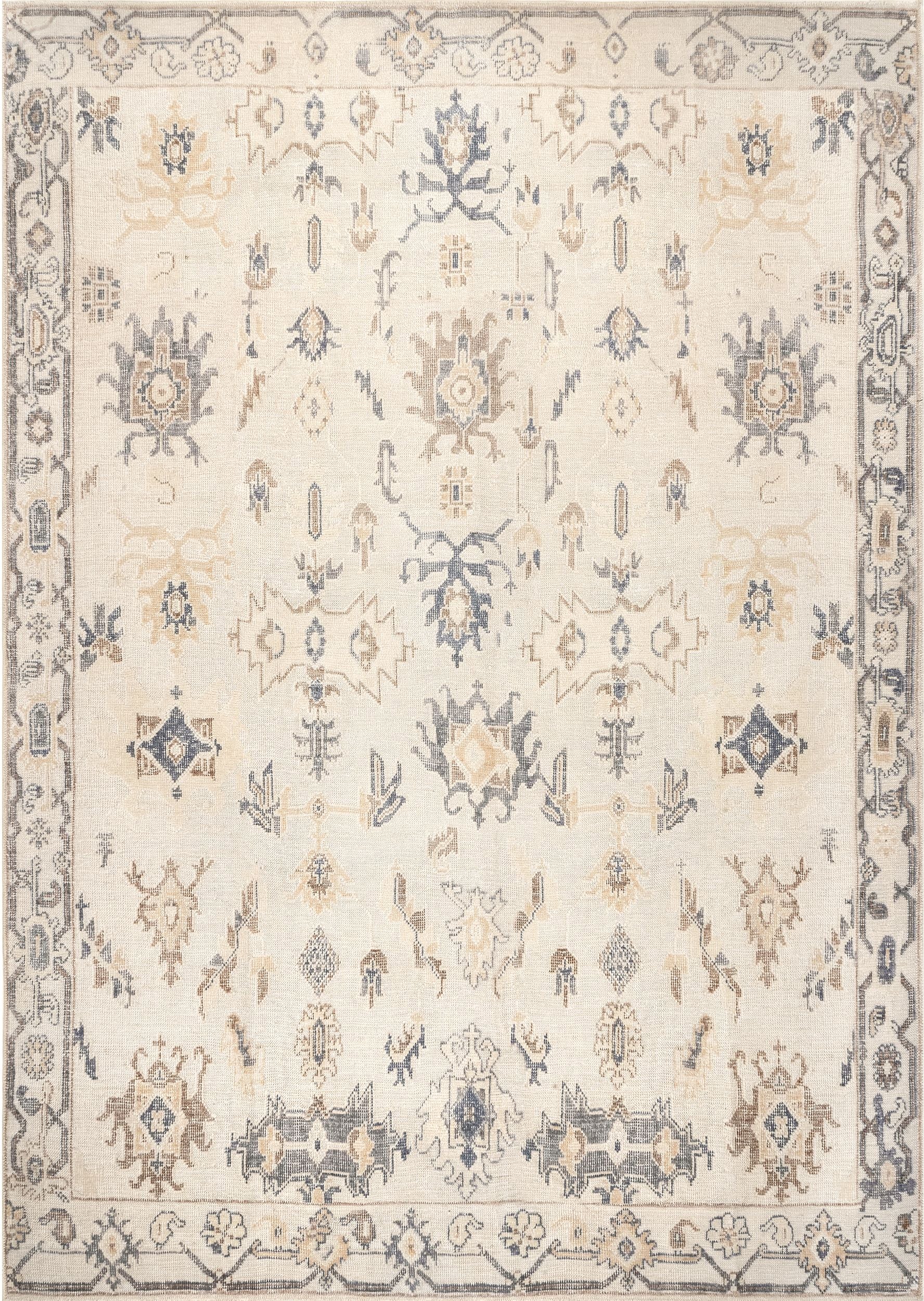 AreaRugs.com Wavaj Nwa1177A Light Gray Area Rug