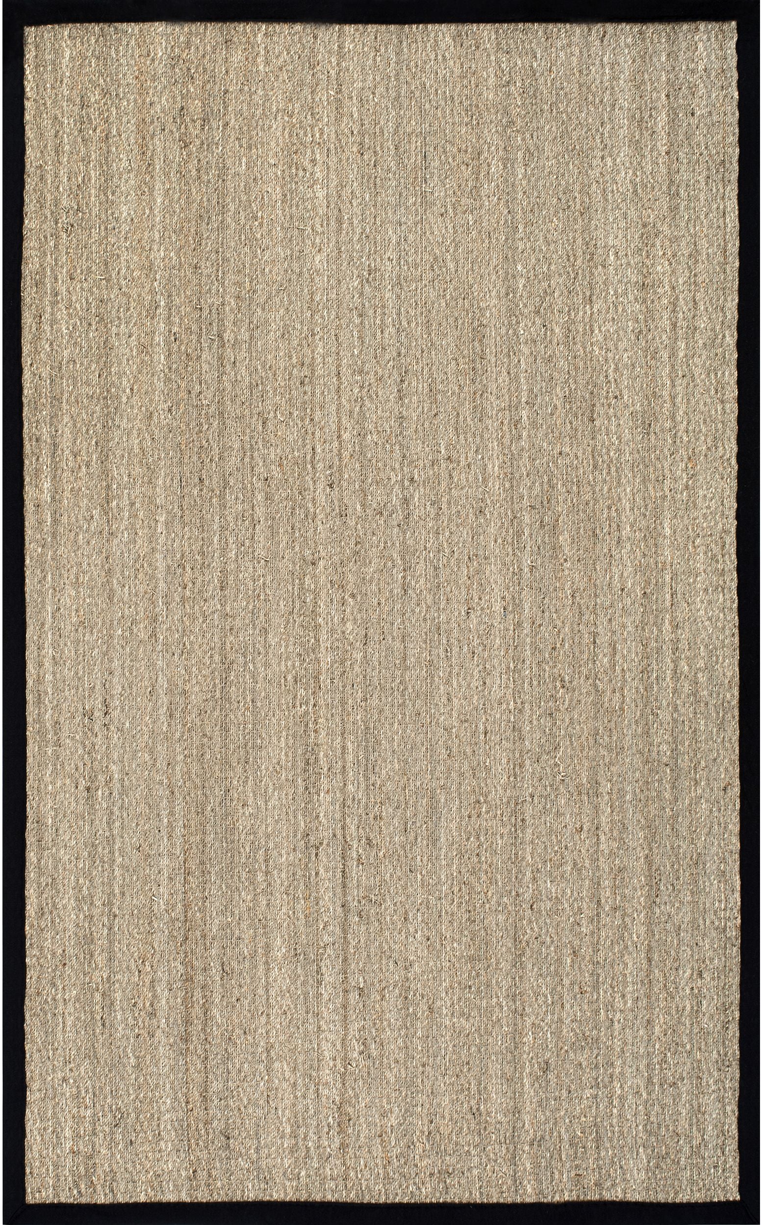 Nuloom Elijah Farmhouse Seagrass Nel1573B Black Area Rug