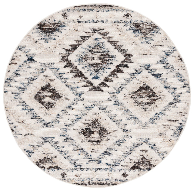 Safavieh Manhattan Man354A Ivory/Charcoal Rug.
