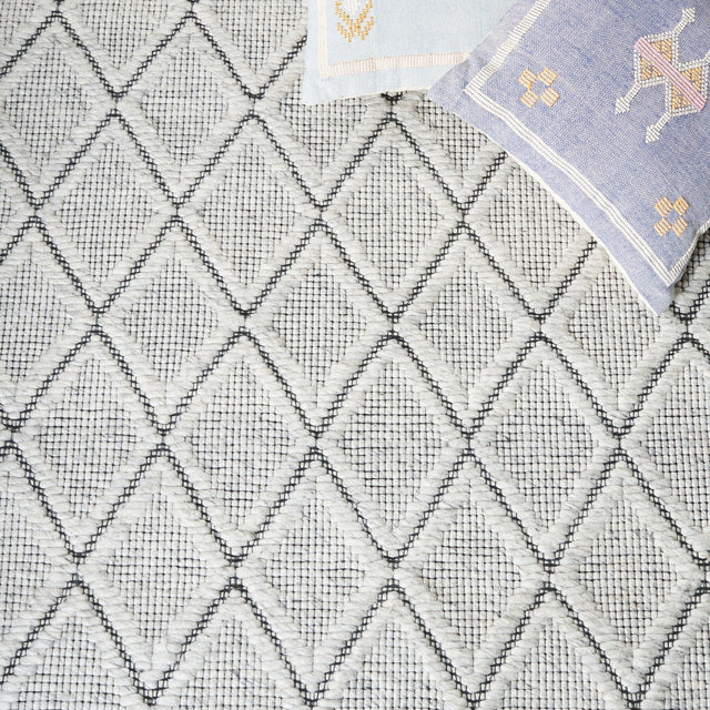 Safavieh Marbella Mrb321F Light Grey/Black Rug.