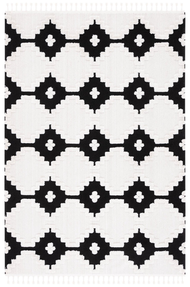 Safavieh Marrakesh Mrk532A Ivory/Anthracite Rug.