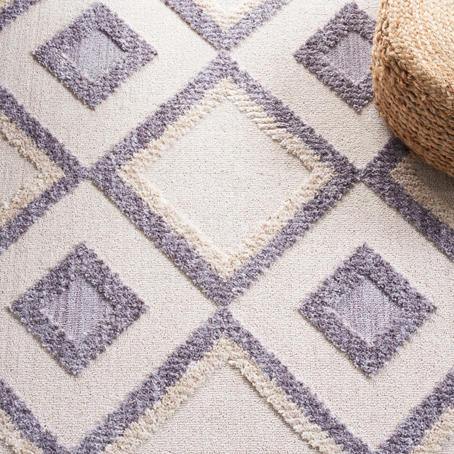 Safavieh Marrakesh Mrk560A Ivory/Grey Rug.