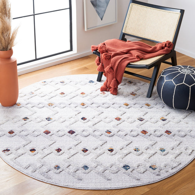 Safavieh Marrakesh Mrk568F Grey/Light Grey Rug.