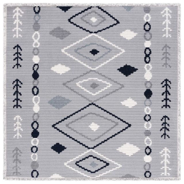 Safavieh Marrakesh Mrk604P Grey/Navy Rug.