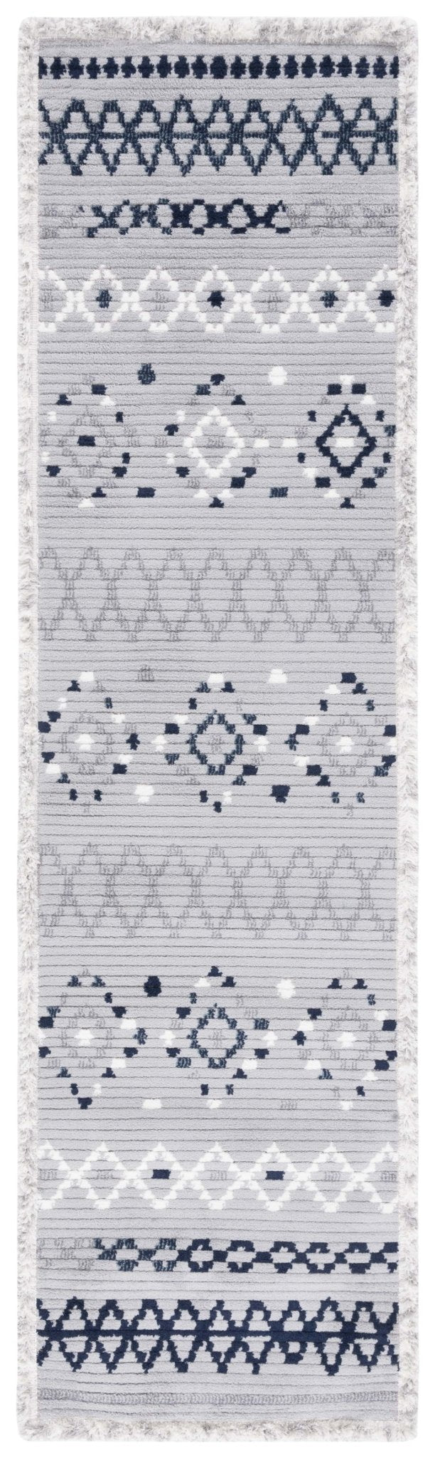 Safavieh Marrakesh Mrk612F Grey/Navy Rug.
