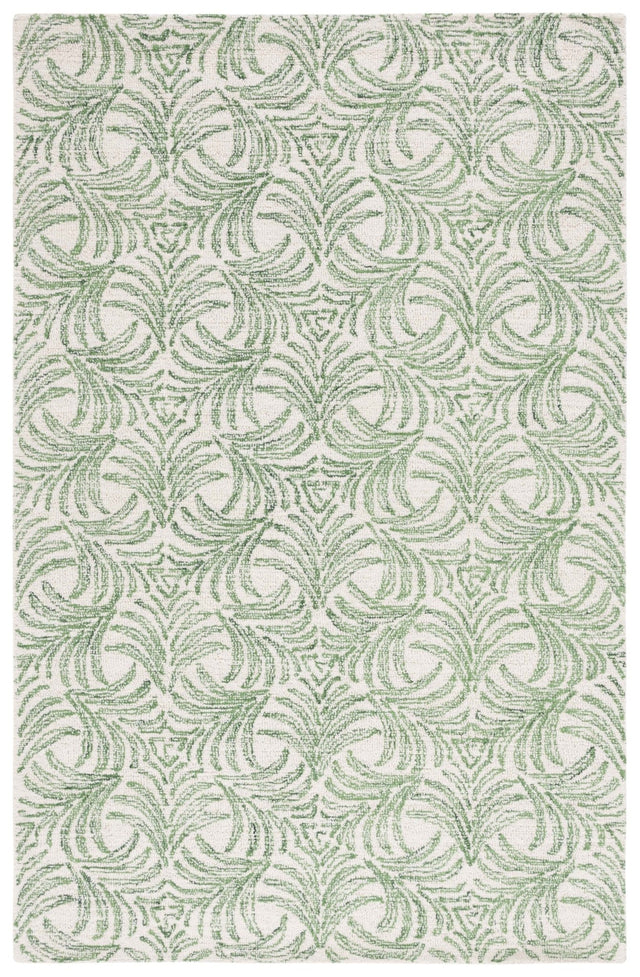 Safavieh Martha Stewart Msr3528Y Ivory/Green Rug.