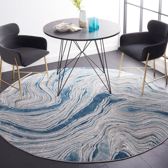 Safavieh Meadow Mdw564N Blue/Grey Rug.