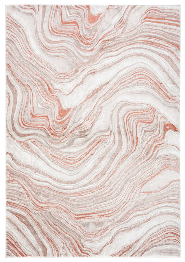 Safavieh Meadow Mdw564P Rust/Ivory Rug.