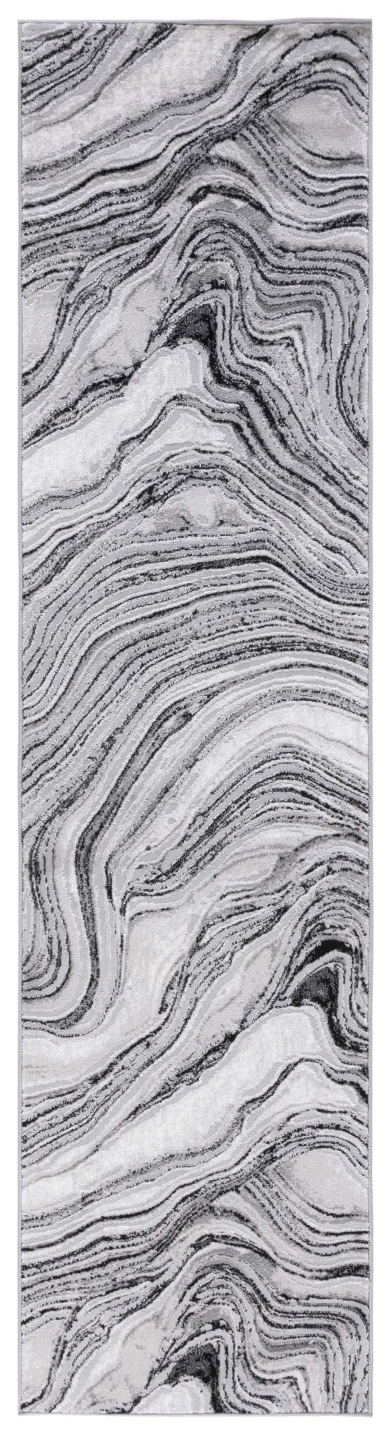 Safavieh Meadow Mdw564Z Black/Grey Rug.
