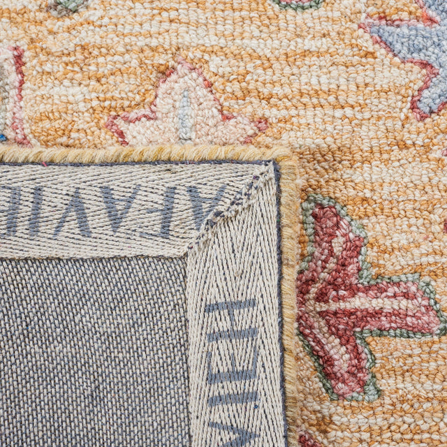 Safavieh Metro Met352C Yellow/Rust Rug.