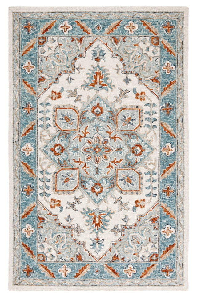 Safavieh Metro Met352M Ivory/Blue Rug.