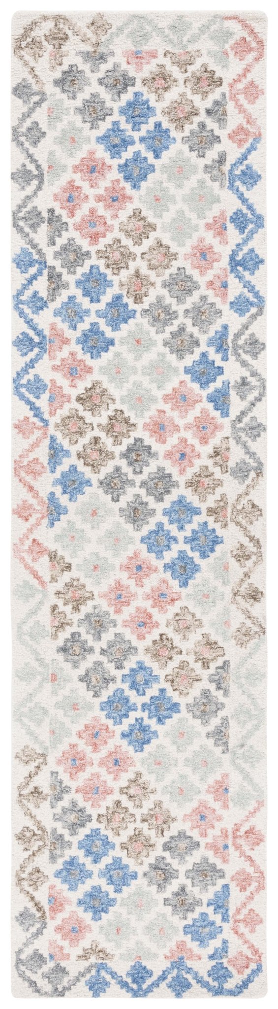 Safavieh Metro Met355M Ivory/Blue Rug.