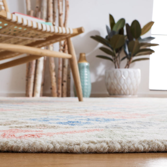 Safavieh Metro Met355M Ivory/Blue Rug.