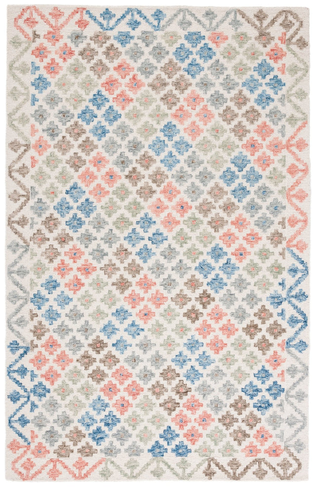 Safavieh Metro Met355M Ivory/Blue Rug.