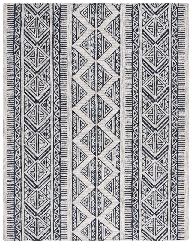 Safavieh Metro Met452M Blue/Ivory Rug.