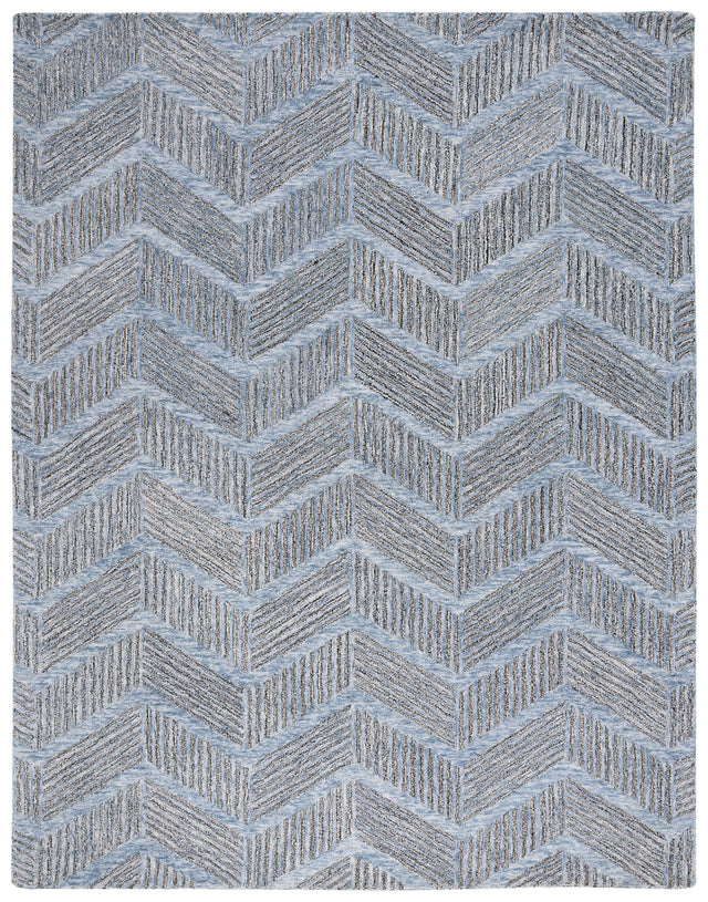 Safavieh Metro Met453M Blue/Black Rug.