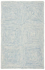 Safavieh Metro Met454L Light Blue/Ivory Rug.