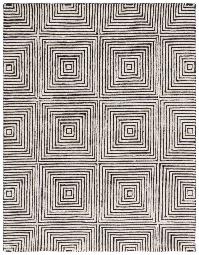 Safavieh Metro Met454Z Black/Beige Rug.