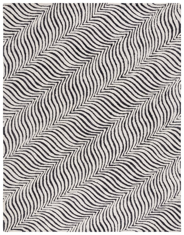 Safavieh Metro Met456Z Black/Beige Rug.
