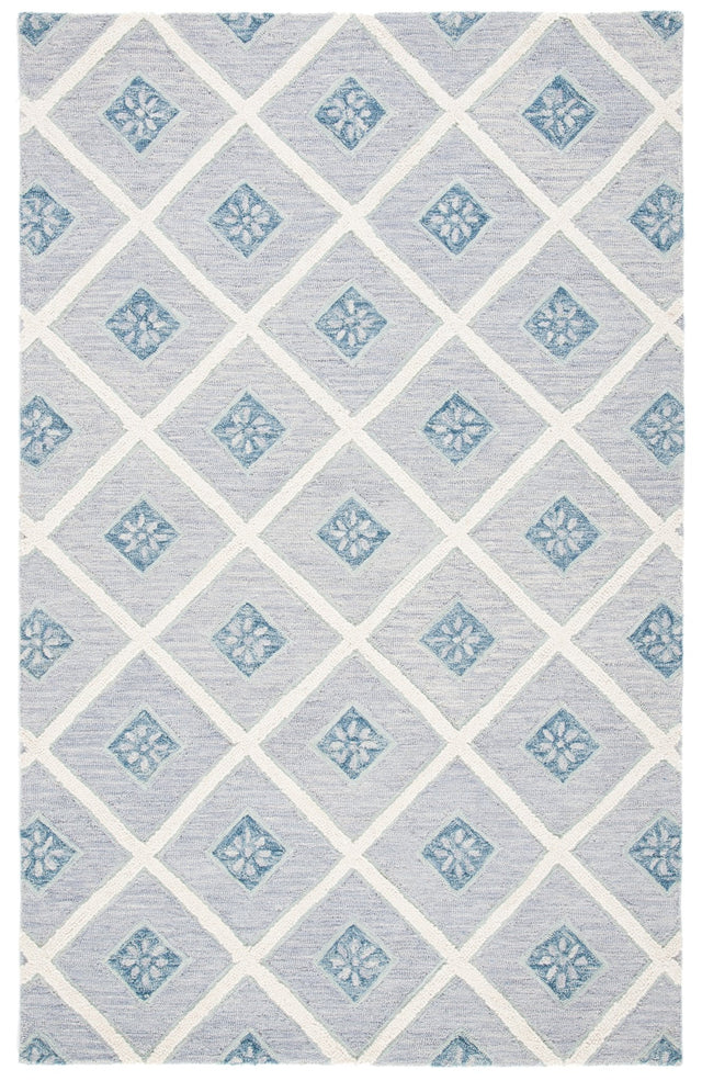 Safavieh Metro Met705L Blue/Ivory Rug.