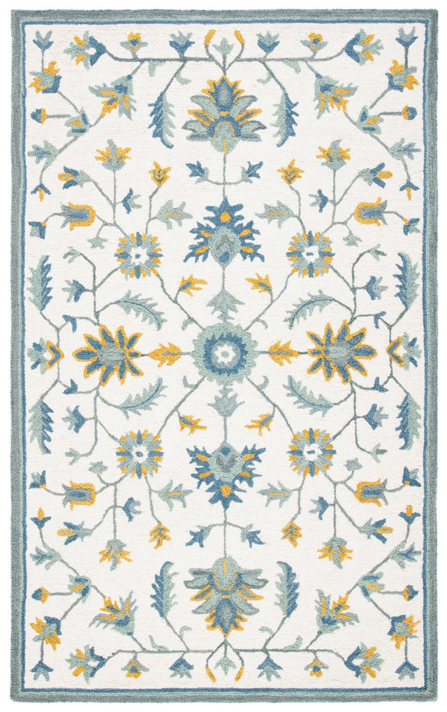 Safavieh Metro Met707L Ivory/Blue Rug.