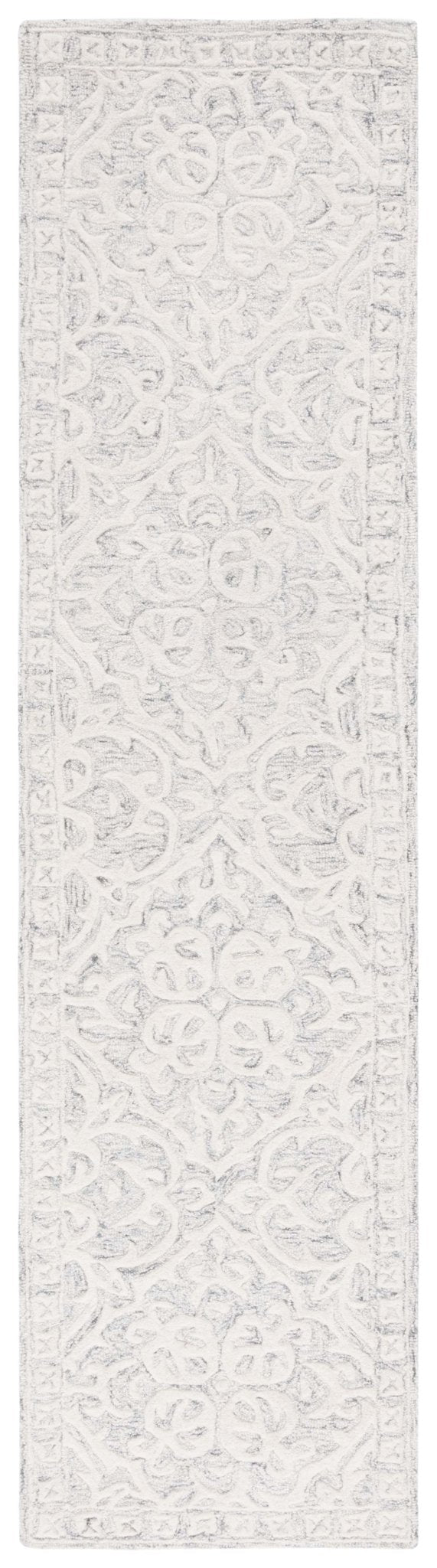 Safavieh Metro Met857F Silver/Ivory Rug.